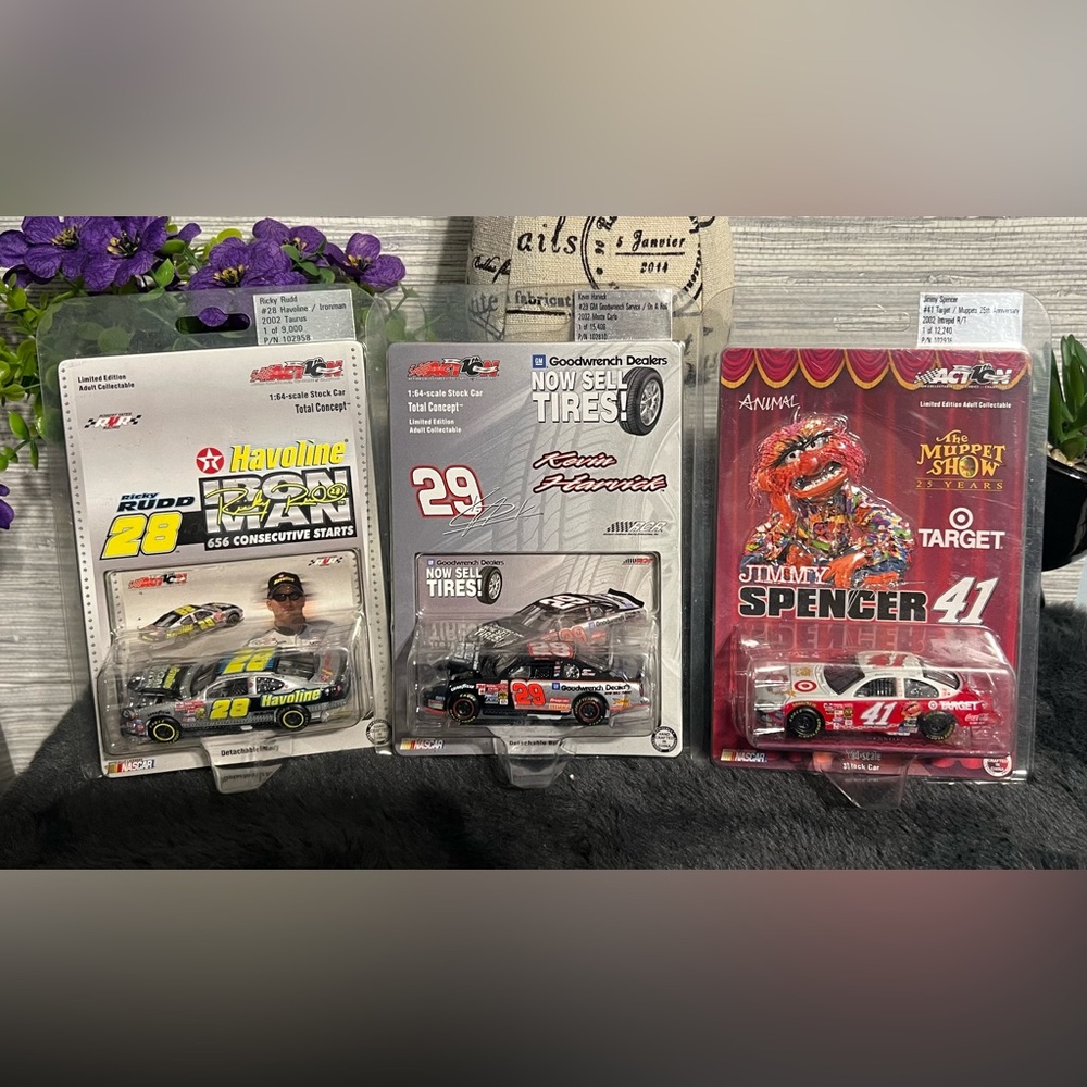 NASCAR Diecast Bundle - 7 Rare 1:64 Action Total Concept & Racing Champions
